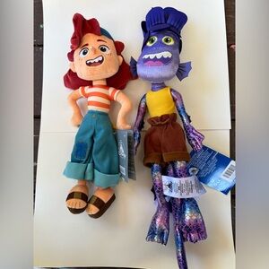 NWT Disney Pixar Luca: Giulia & Alberto Plush Toy Bundle Official